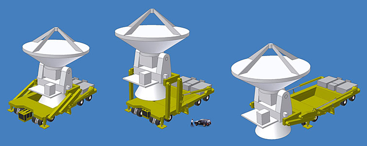 The ALMA Transporter (artist's impression)
