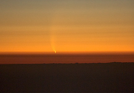 Comet McNaught over the Pacific