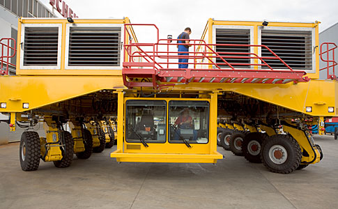 The ALMA Transporter - Front View