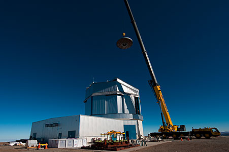 The VISTA Mirror at Paranal