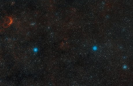 Digitized Sky Survey Image of the double star HD 87643