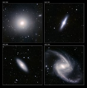 Details of the VISTA Fornax Galaxy Cluster image