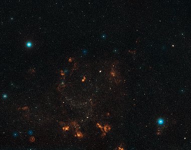 Wide-field view of part of the Large Magellanic Cloud