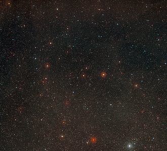 Wide-field view of the sky around the star HD 85512