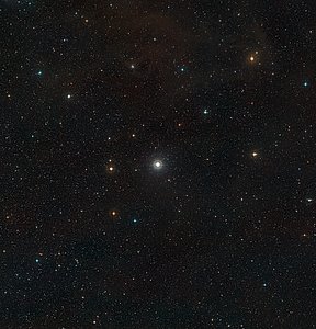 Wide field view of the unusual double star SS Leporis