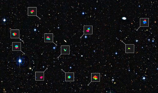 Teenage galaxies in the distant Universe and the motions of their gas