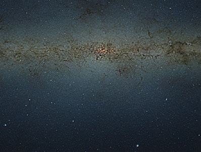 VISTA gigapixel mosaic of the central parts of the Milky Way