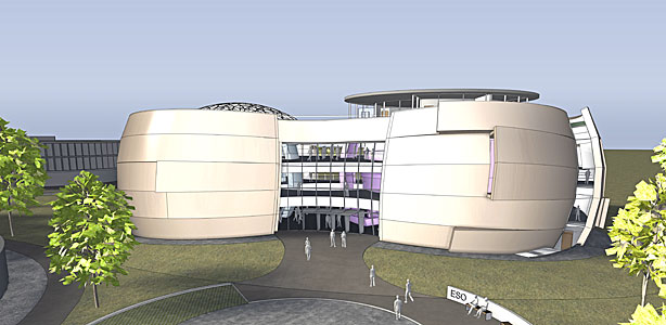 The new planetarium and exhibition centre at ESO Headquarters