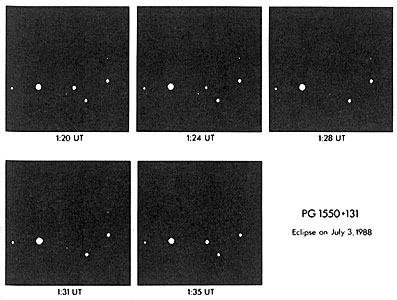An eclipse of PG 1550+131