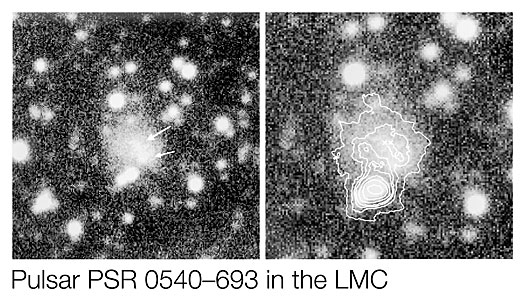 First Optical Identification of an Extragalactic Pulsar
