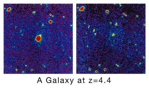 A Galaxy at the Edge of the Universe