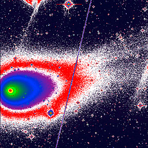 Comet Hyakutake Develops Two Tails