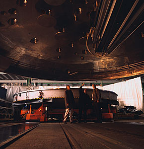 The Giant Coating Plant for the Very Large Telescope