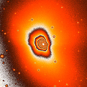 Persistent Dust Jets at Comet Hale-Bopp