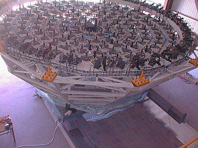 VLT M1 Mirror Cell Moved to the Mirror Maintenance Building