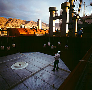 Arriving at Antofagasta