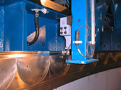 Close-up of the azimuthal encoder on UT1