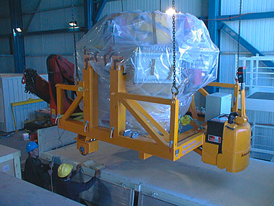 First Major Astronomical Instrument Mounted on VLT