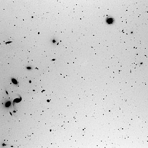 FORS1 First Light - Distant cluster of galaxies