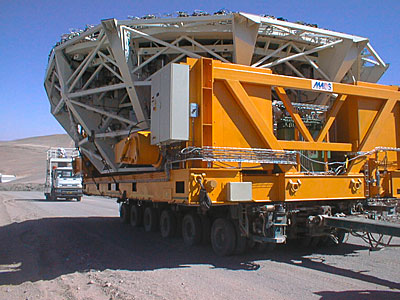 Installation of M1 Cell with Dummy Mirror on VLT UT2
