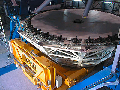 Installation of M1 Cell with Dummy Mirror on VLT UT2