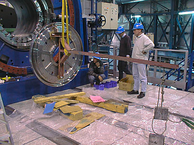 Installation Work on VLT UT2