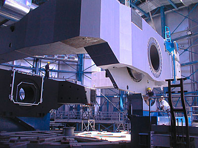 Installation of the VLT UT3 centrepiece