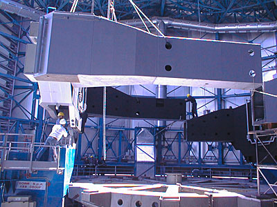 Installation of the VLT UT3 centrepiece