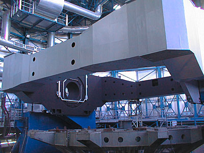 Installation of the VLT UT3 centrepiece
