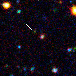 Distant Galaxy EIS 107 (z=3.92)