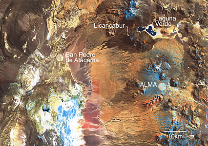 Location of the Compact Configuration of ALMA