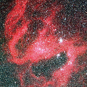 Detail of N119 in the Large Magellanic Cloud
