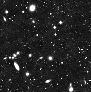 Detail of the Cluster of Galaxies Abell 496