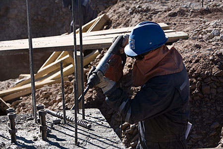 ALMA AOS construction on Chajnantor