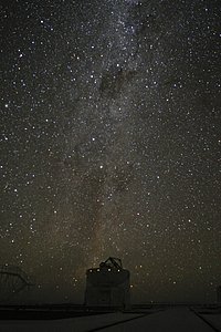 Milky Way above Paranal observatory