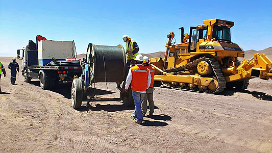New High-speed Fibre Optic Data Link to ALMA