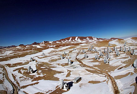 Aerial view of ALMA