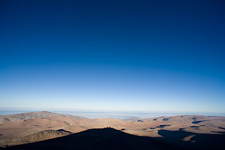 Paranal moon shadow