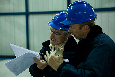 Engineers at the VLT