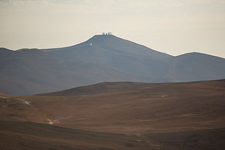 The VLT on top of Cerro Paranal