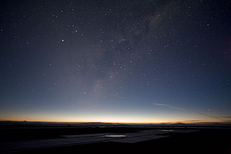 Milky Way Above the VLT Platform