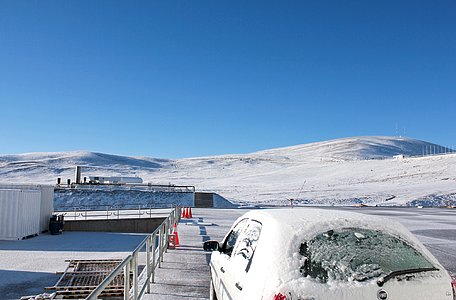 Snow on Paranal