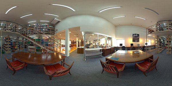 Library at HQ in Chile