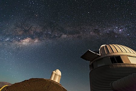 Telescopes at ESO's first site in Chile: the La Silla Observatory