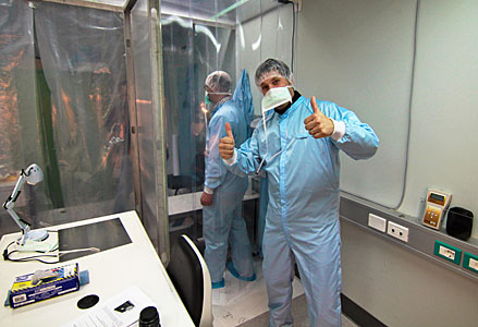 Paranal cleanroom