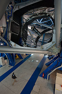 Inside UT2 at Paranal
