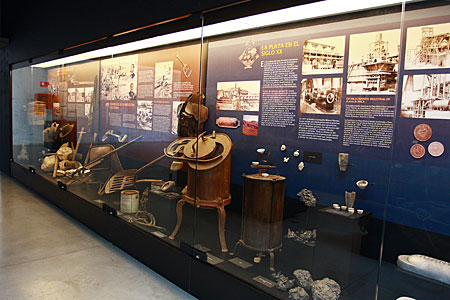 Mining exhibition at the Museum of the Atacama Desert