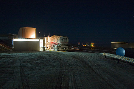 Drinking water delivery at the ALMA Operations Support Facility (OSF)