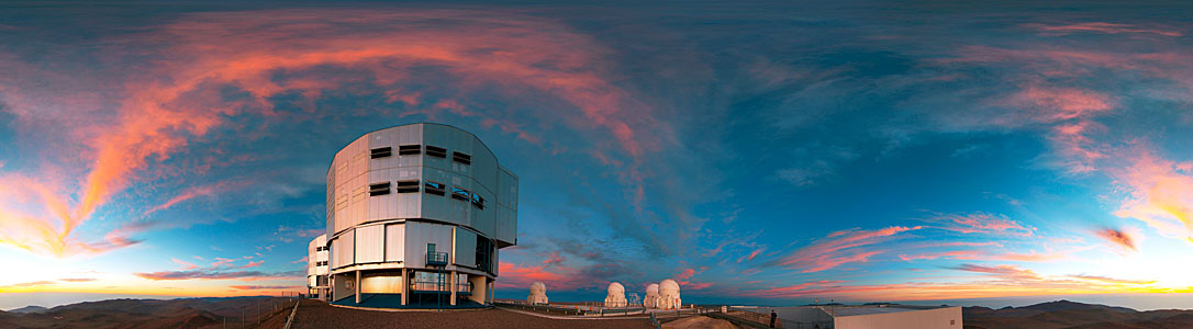 Nightfall at Paranal