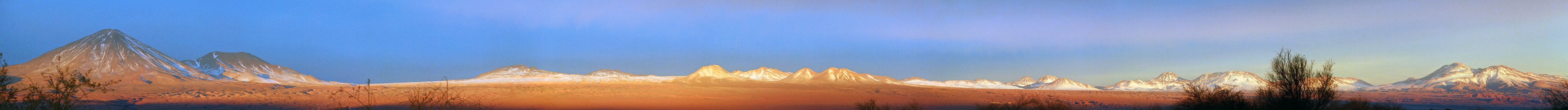 Desert View on the Way to ALMA